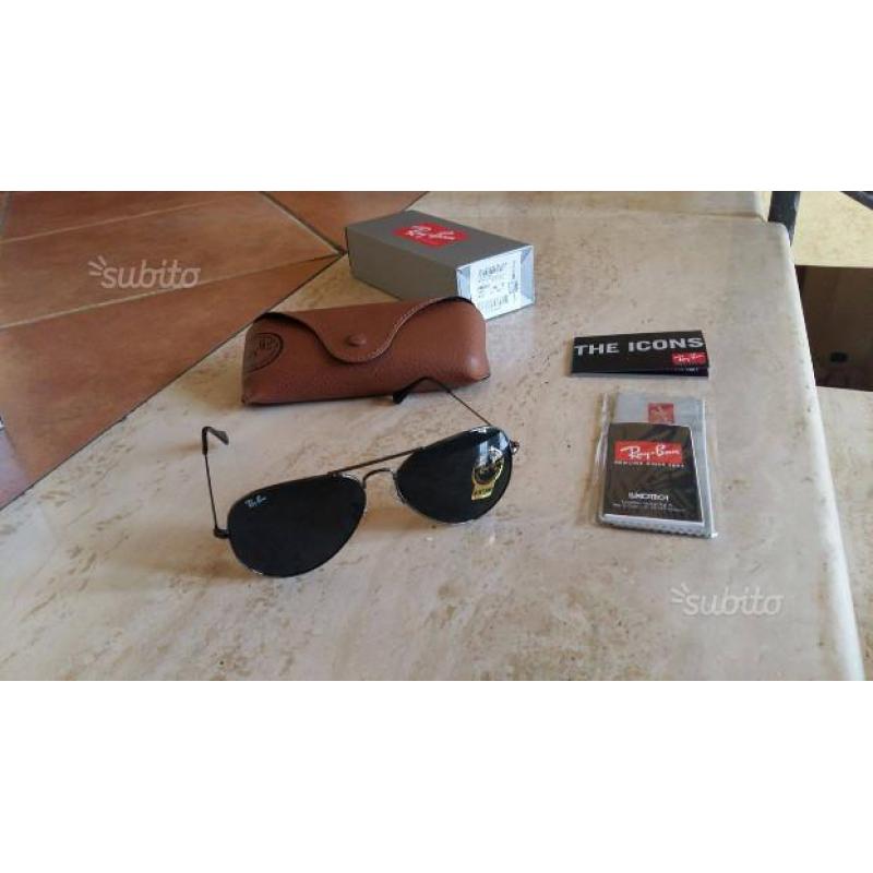 Occhiali Rayban Aviator Neri