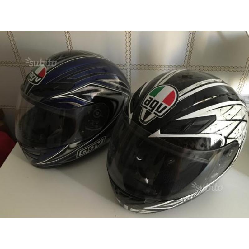 Coppia caschi AGV fibra taglia XS