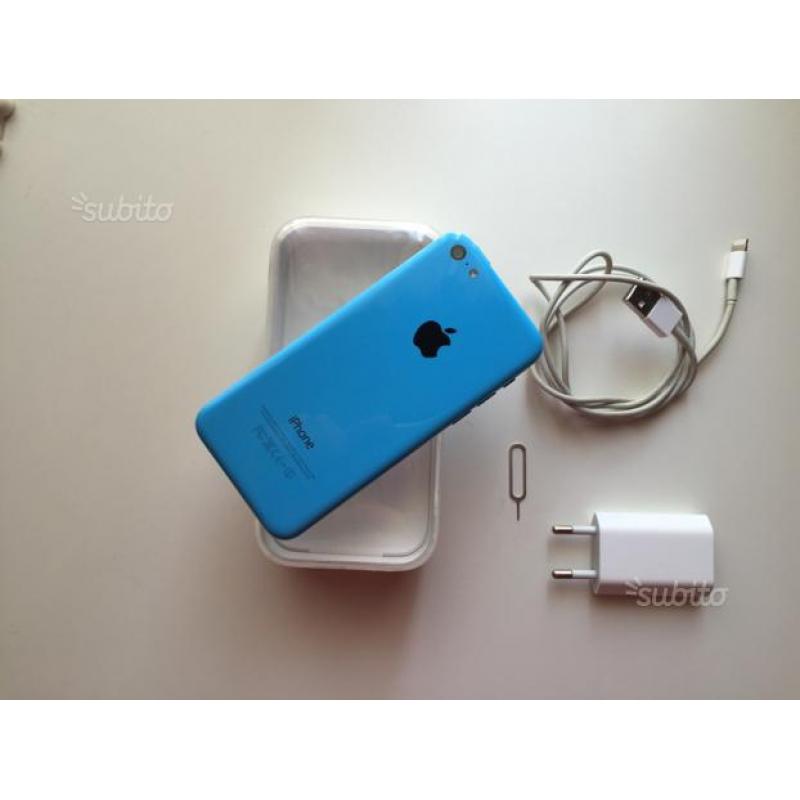 Iphone 5C colore Azzurro Pari al Nuovo