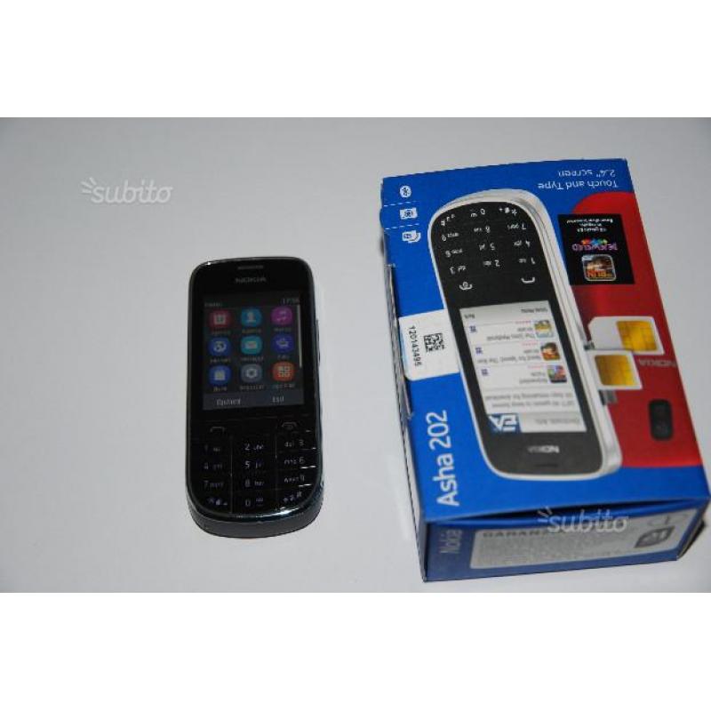 CELLULARE NOKIA ASHA 202, Dual SIM