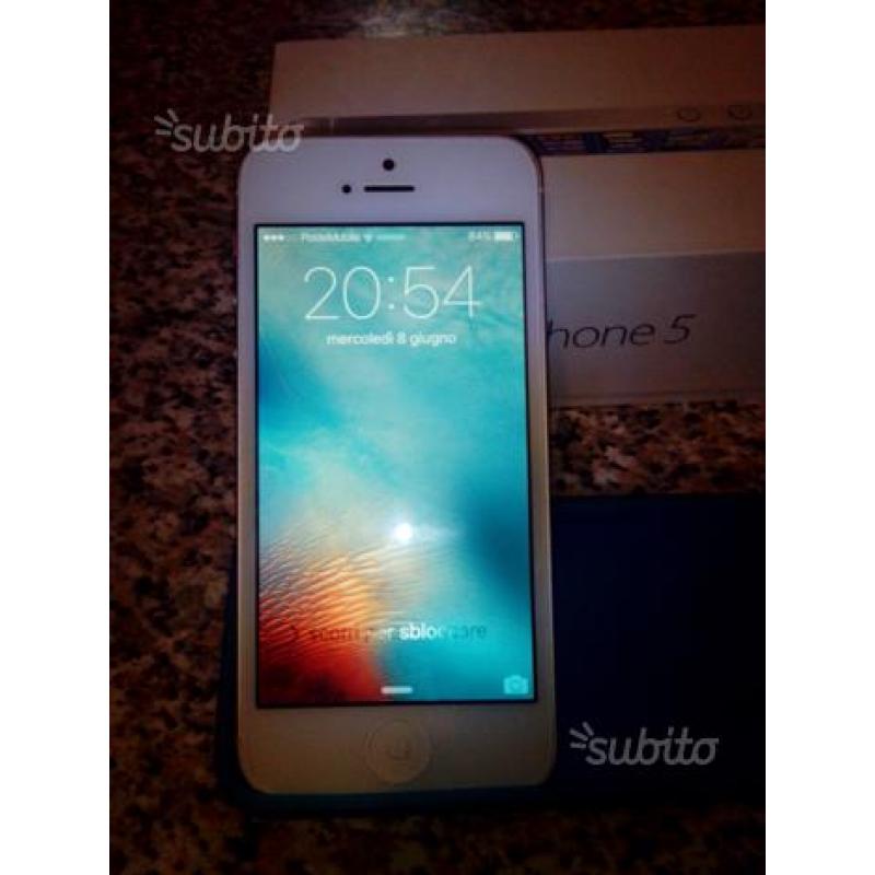 IPhone 5 bianco 16 gb 4g lite