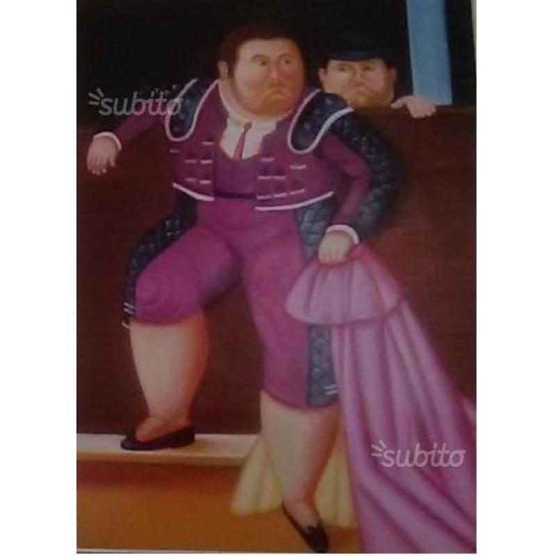 Botero Olio su tela