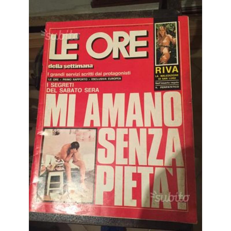 Le Ore N. 1 1970 vintage pornografia