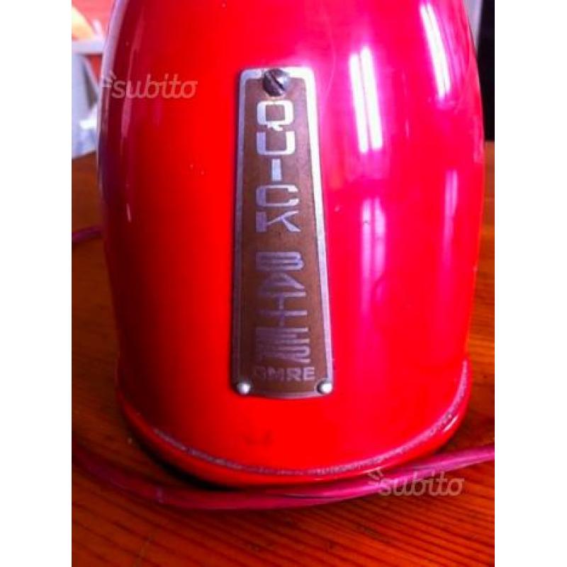 Frullatore Quick Mill Omre colore rosso vintage