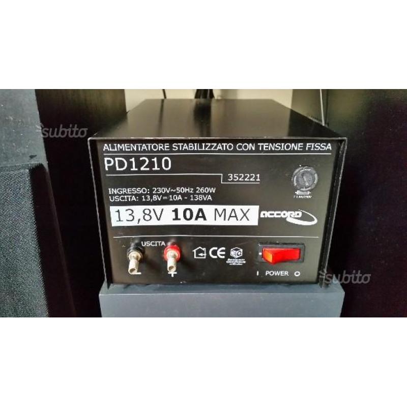 Trasformatore PD1210, 13,8V da 10A