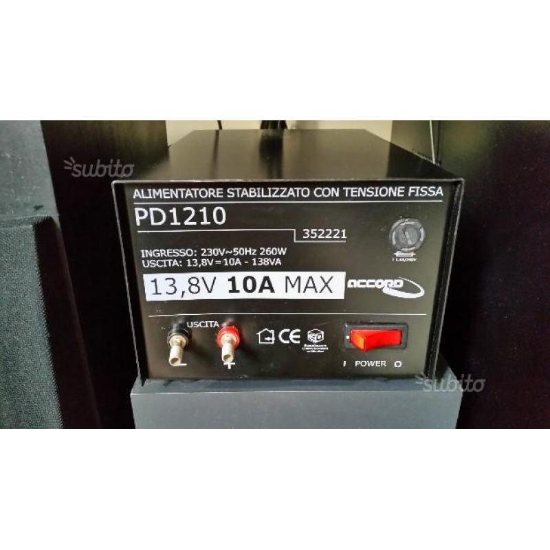 Trasformatore PD1210, 13,8V da 10A