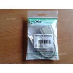 Adattatore Porta seriale Pc 15 Pin - USB nuovo