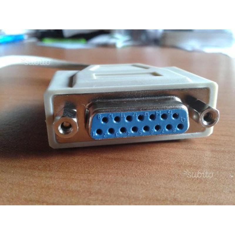 Adattatore Porta seriale Pc 15 Pin - USB nuovo