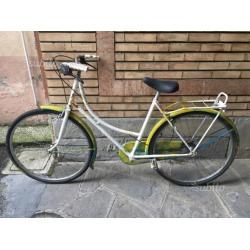 Bici donna portapacchi anteriore