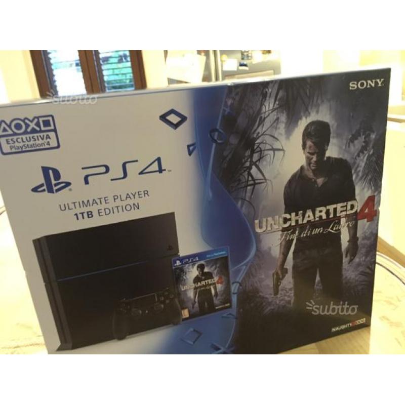 Playstation 4 1tb Uncharted ancora imballata