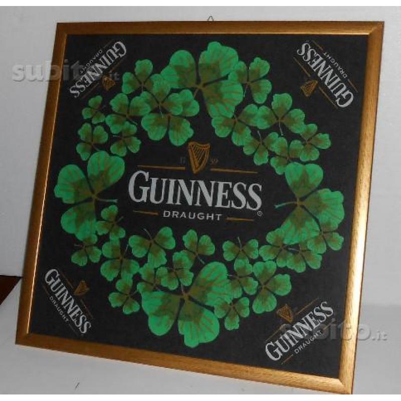 Lotto oggetti birra Guinness