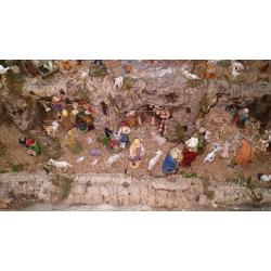 Presepe artigianale in sughero alta qualità 240 E