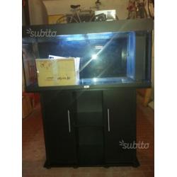 Acquario juwel 180l lt 100 x 50 a x 40 p con mangi