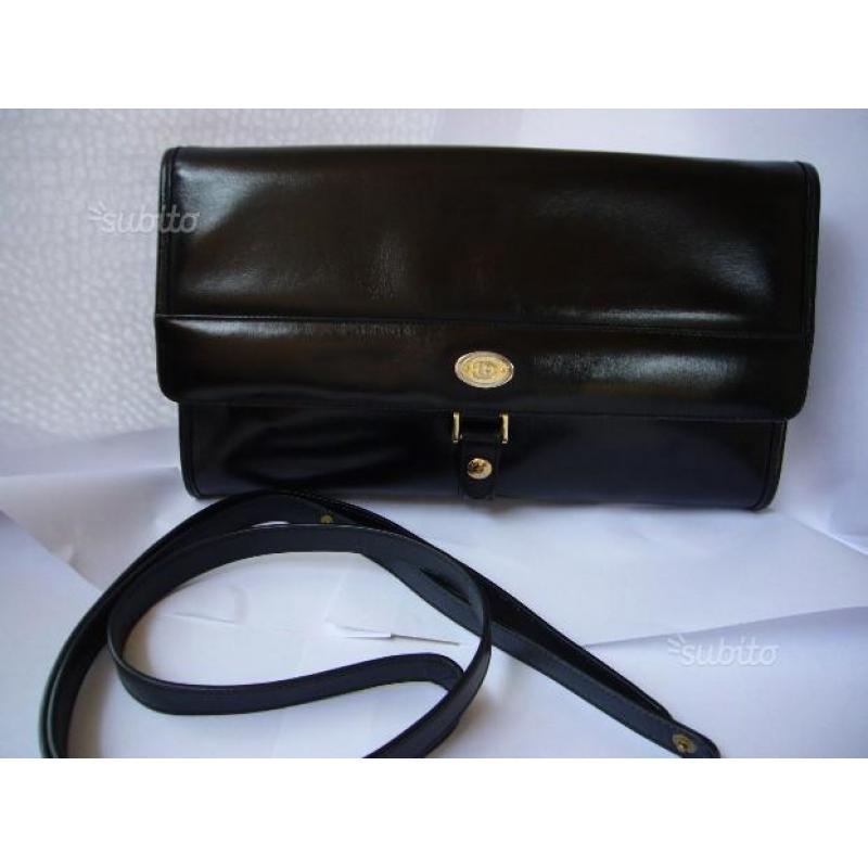 Gucci borsa clutch originale in fior di vitello bl