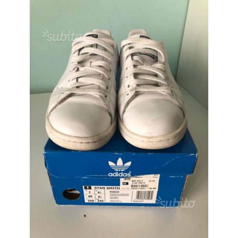 Adidas Stan Smith sneakers scarpe uomo bianche