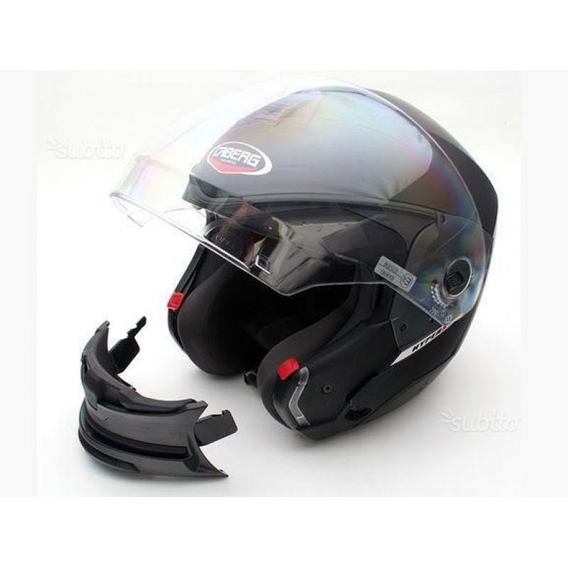 Casco caberg hyperx nuovo con mentonierastaccabile