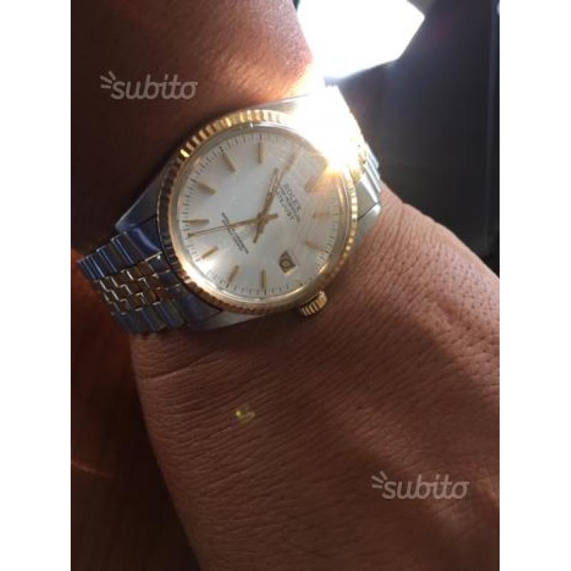 Rolex date acciaio oro 18k