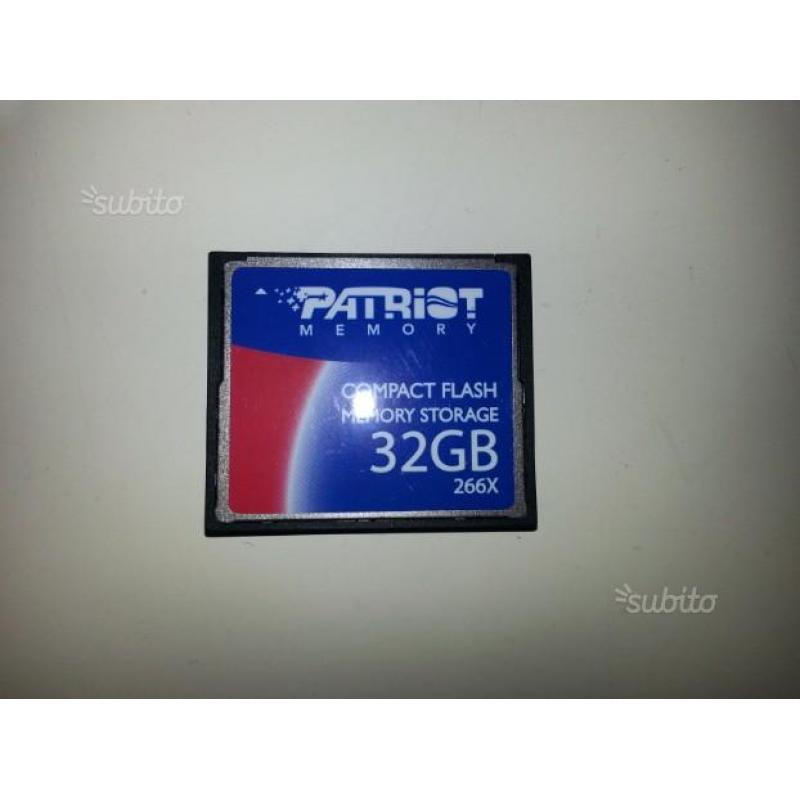 Scheda compact flash patriot 32 gb