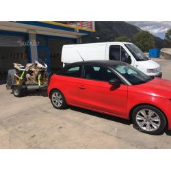 Audi A1 aTDI 1.6 105 con gancio traino omologato